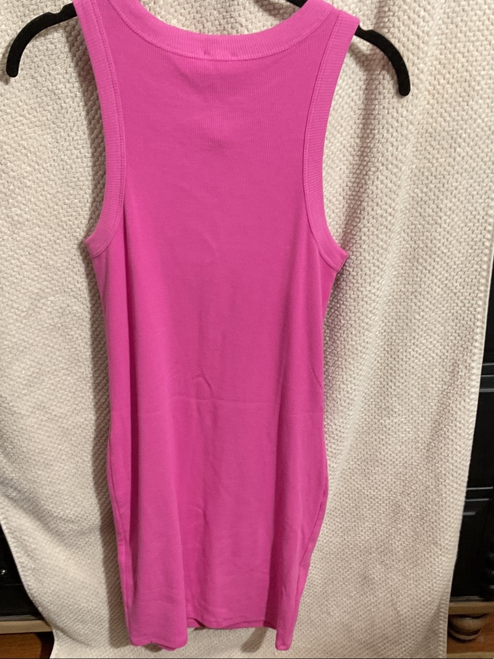 Cotton On Pink/Magenta Ribbed Racer Tank Mini - Picture 3 of 3